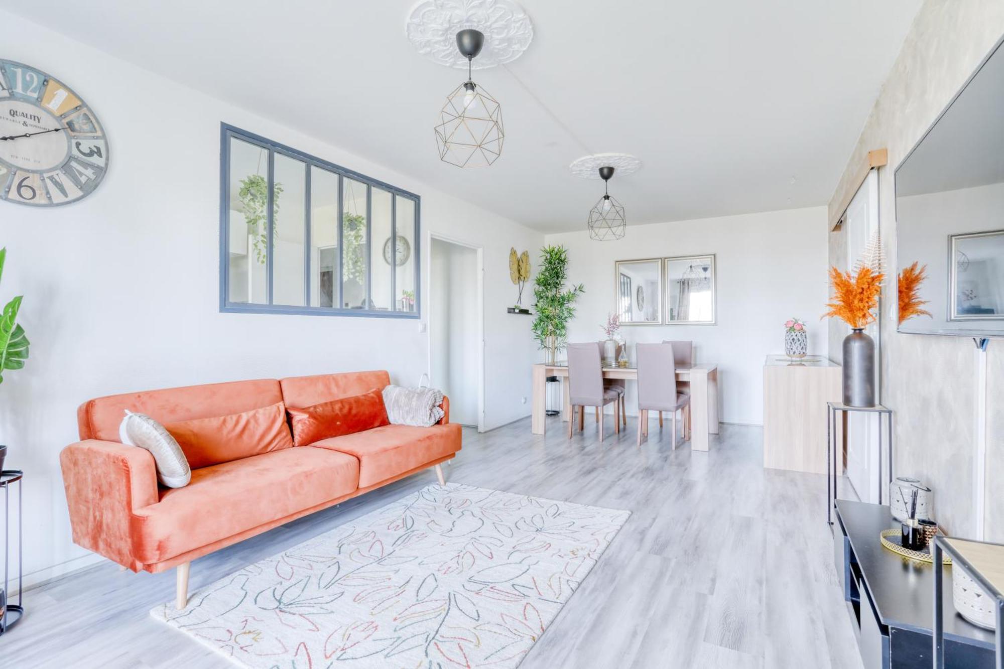 Le Warm Cocon - Spacieux T3 - 5 Personnes - Wifi Et Parking Rosny-sous-Bois Ngoại thất bức ảnh