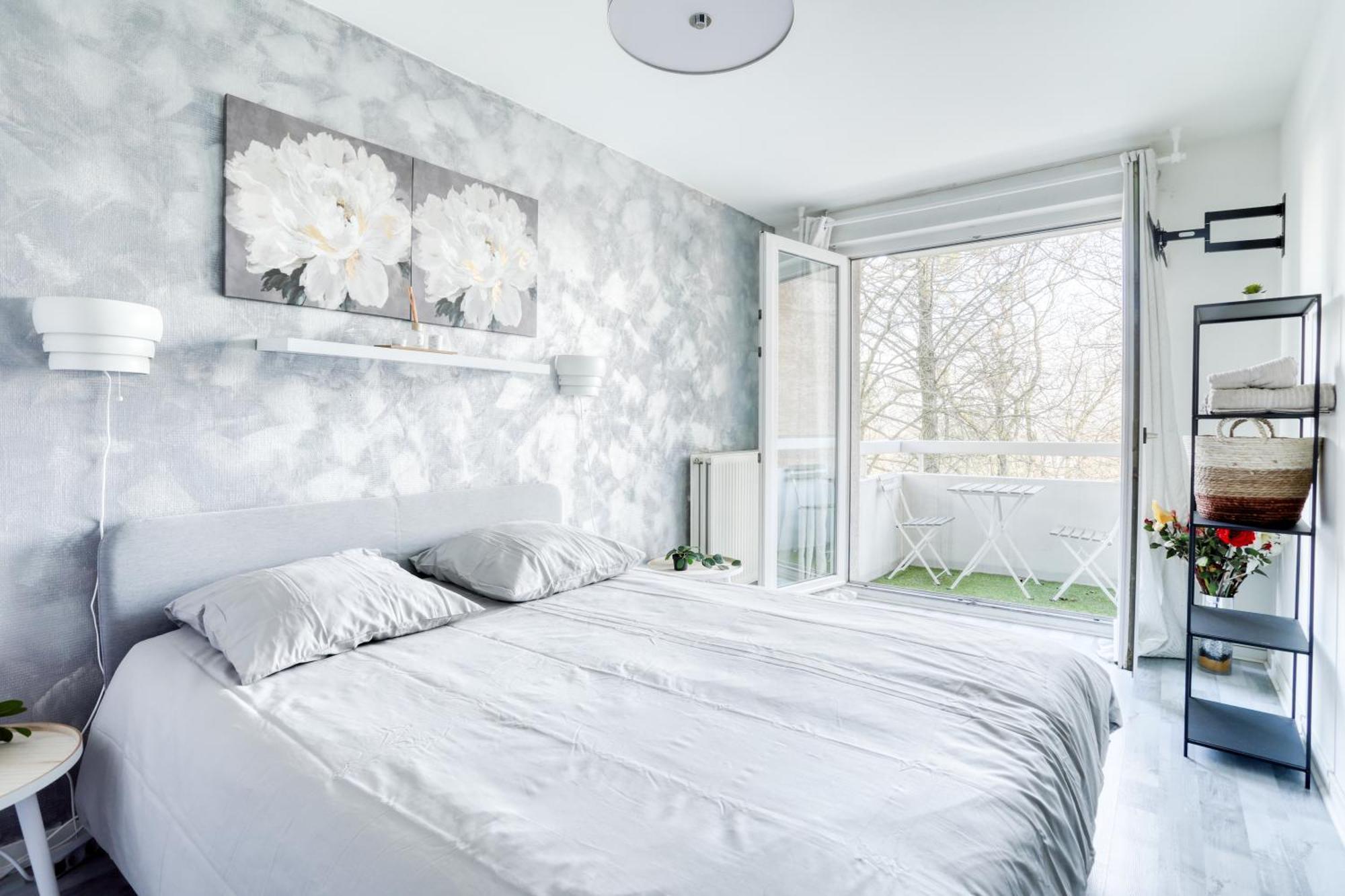 Le Warm Cocon - Spacieux T3 - 5 Personnes - Wifi Et Parking Rosny-sous-Bois Ngoại thất bức ảnh